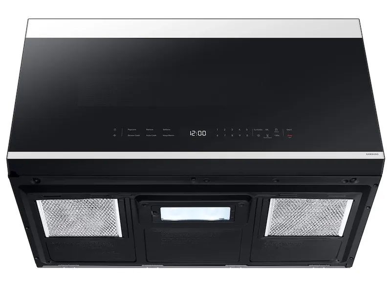 Samsung Bespoke Series White Over-the-range Microwave