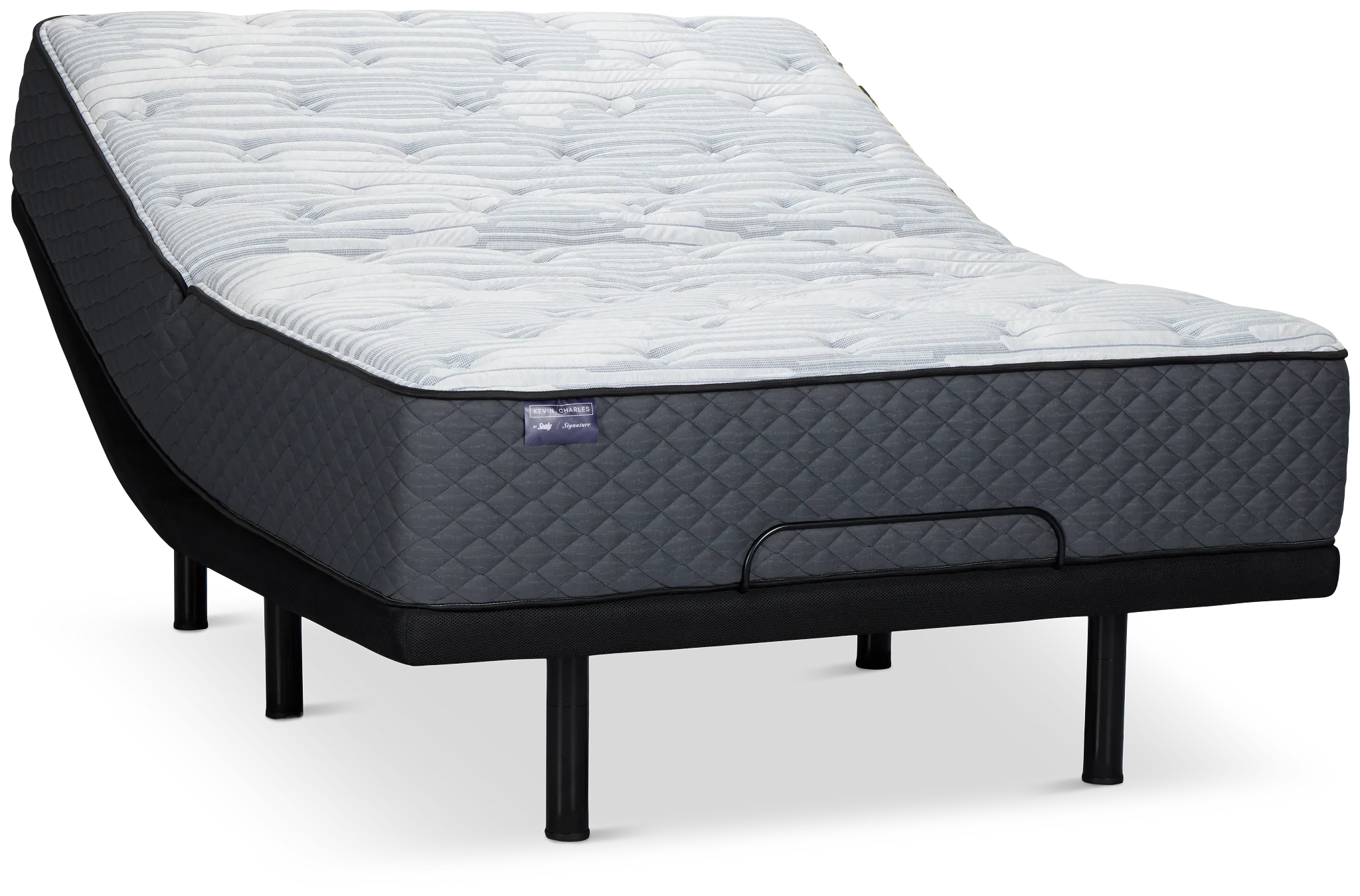 Kevin Charles By Sealy Signature Medium Deluxe Adjustable Mattress Set