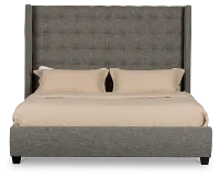 Chatham Gray High Platform Bed