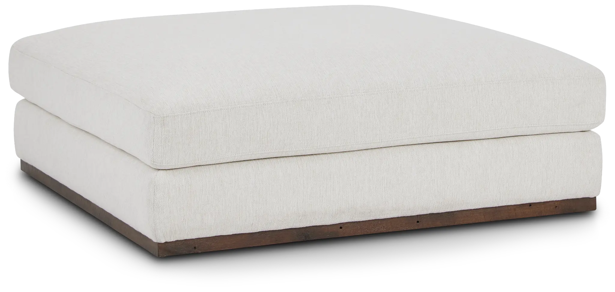 Mckenzie White Square Large Ottoman Mckenzie White Square Large Ottoman