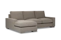 Edgewater Elite Brown Left Chaise Sectional
