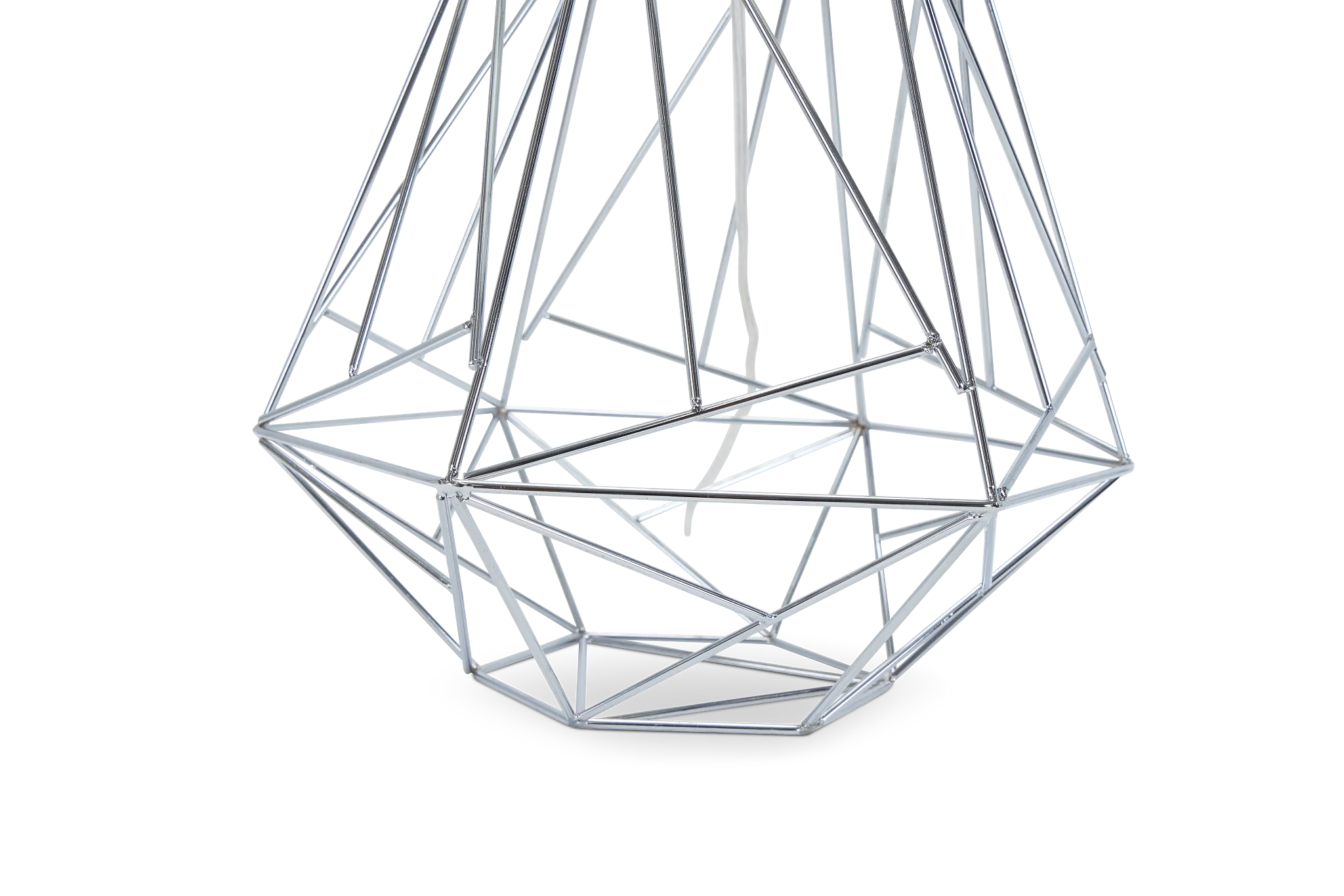 Cage Silver Table Lamp