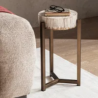 Reef Light Tone Medium Round Accent Table