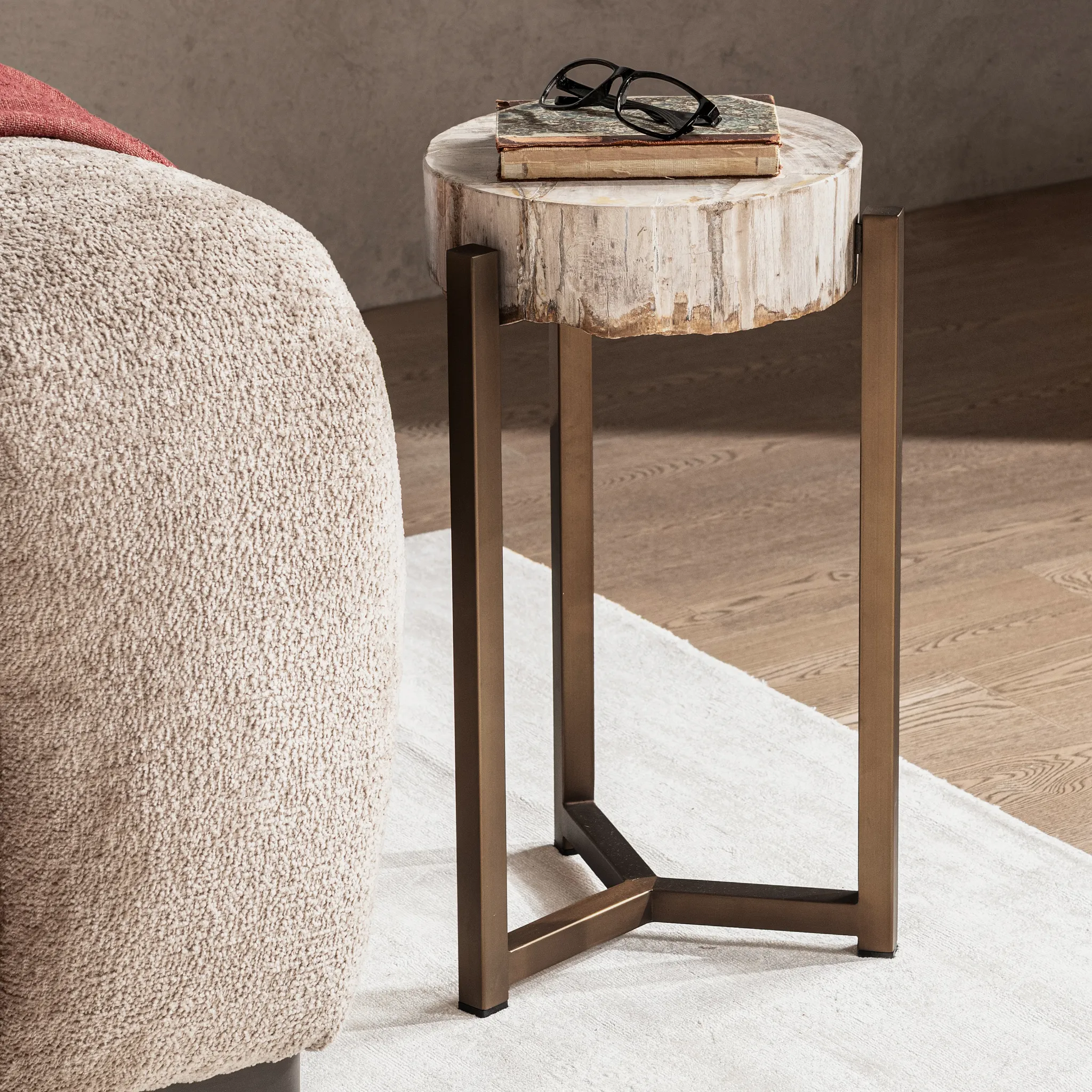 Reef Light Tone Medium Round Accent Table