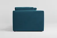 Destin Joya Teal Velvet 2-piece Modular Sofa