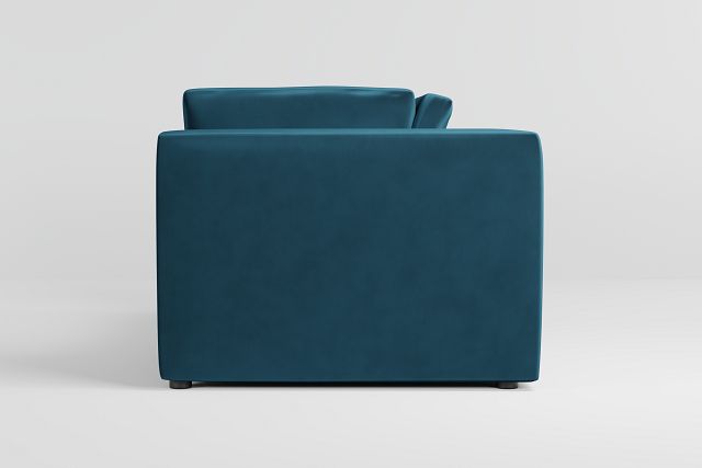 Destin Joya Teal Velvet 2-piece Modular Sofa