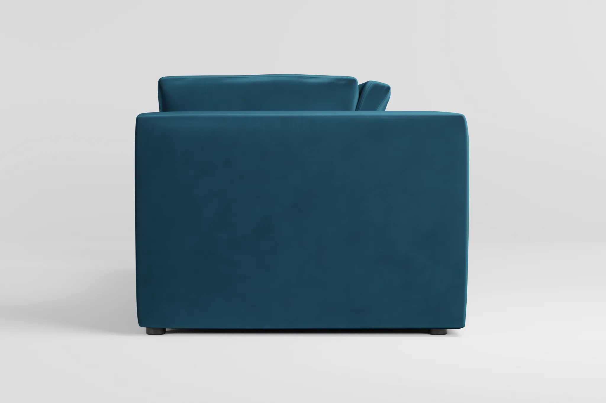 Destin Joya Teal Velvet 2-piece Modular Sofa