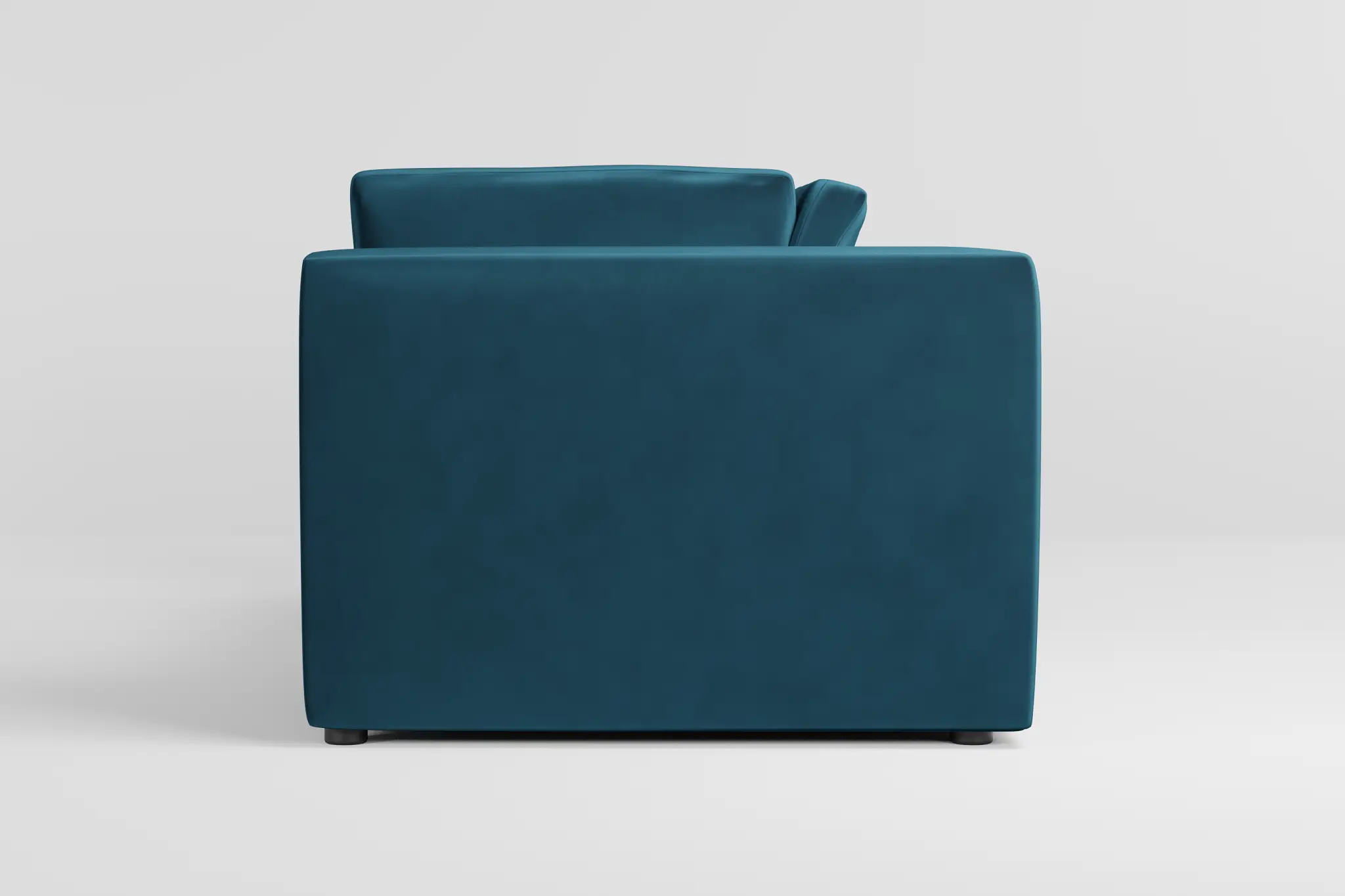 Destin Joya Teal Velvet 2-piece Modular Sofa Destin Joya Teal Velvet 2-piece Modular Sofa