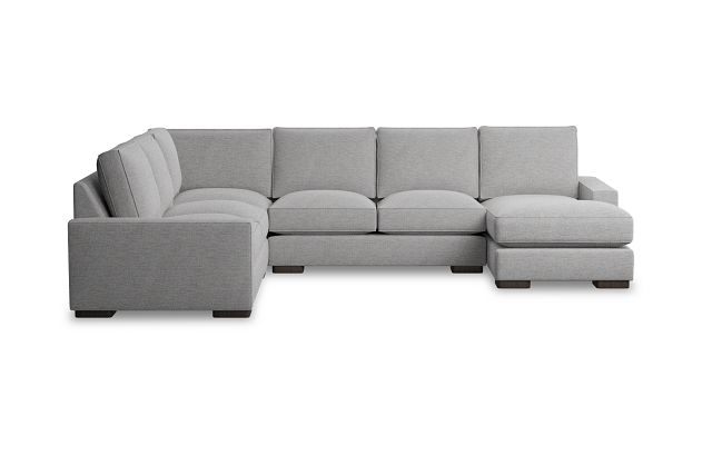 Edgewater Maguire Gray Medium Right Chaise Sectional