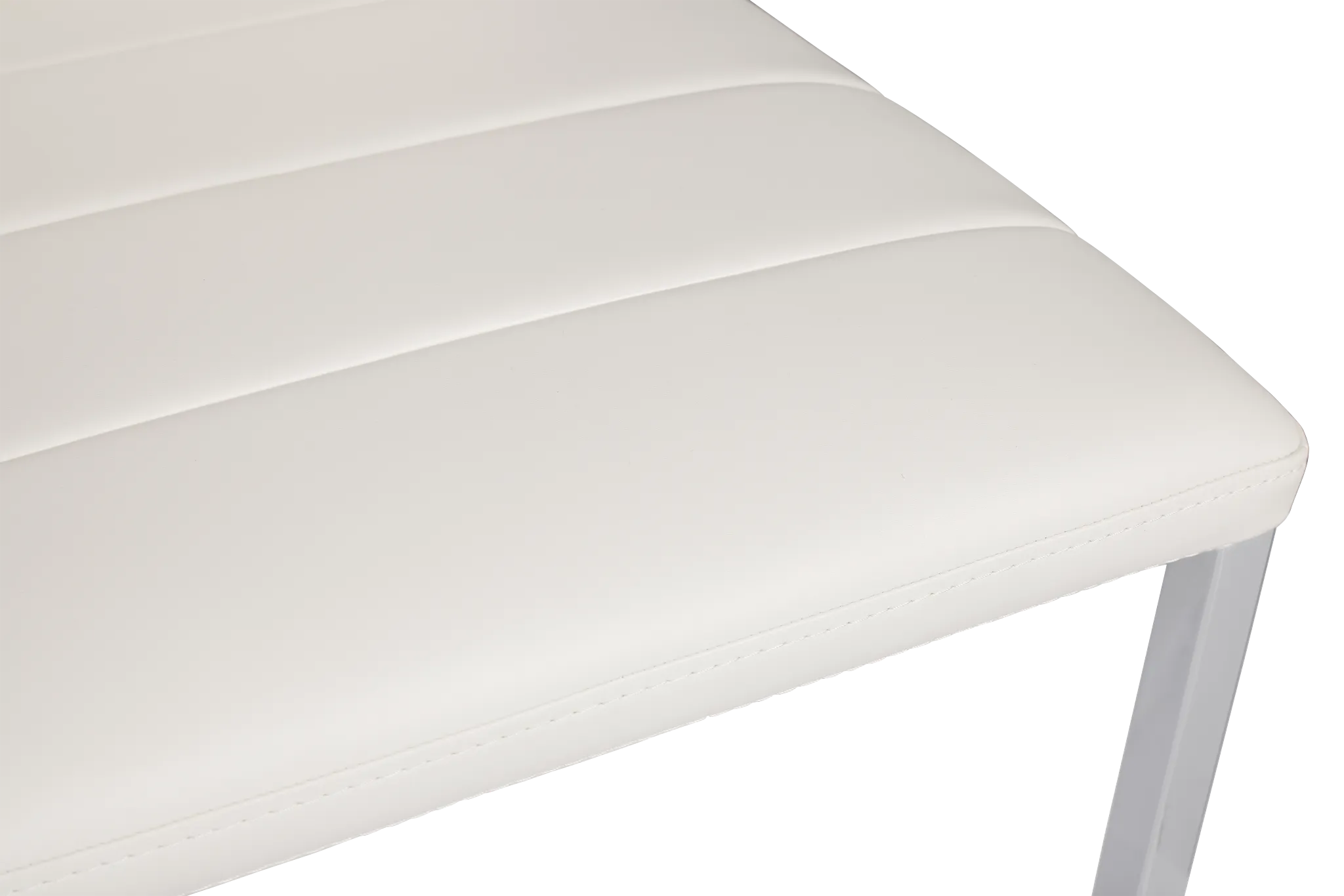 Amalfi White 30" Upholstered Barstool