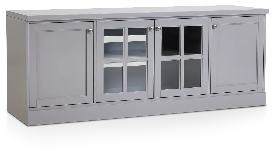 Newport Gray 76" Tv Stand Newport Gray 76" Tv Stand