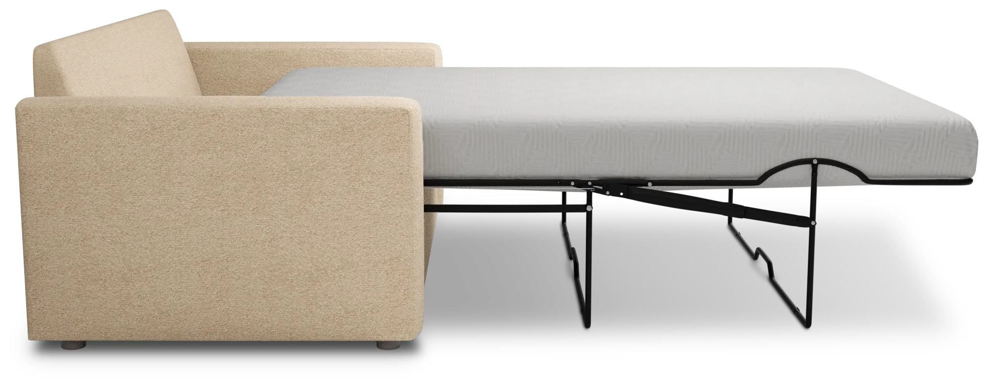 Siesta Elite Taupe Fabric Cooling Memory Foam Sleeper