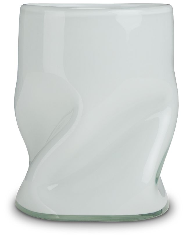 Cailin White Small Vase