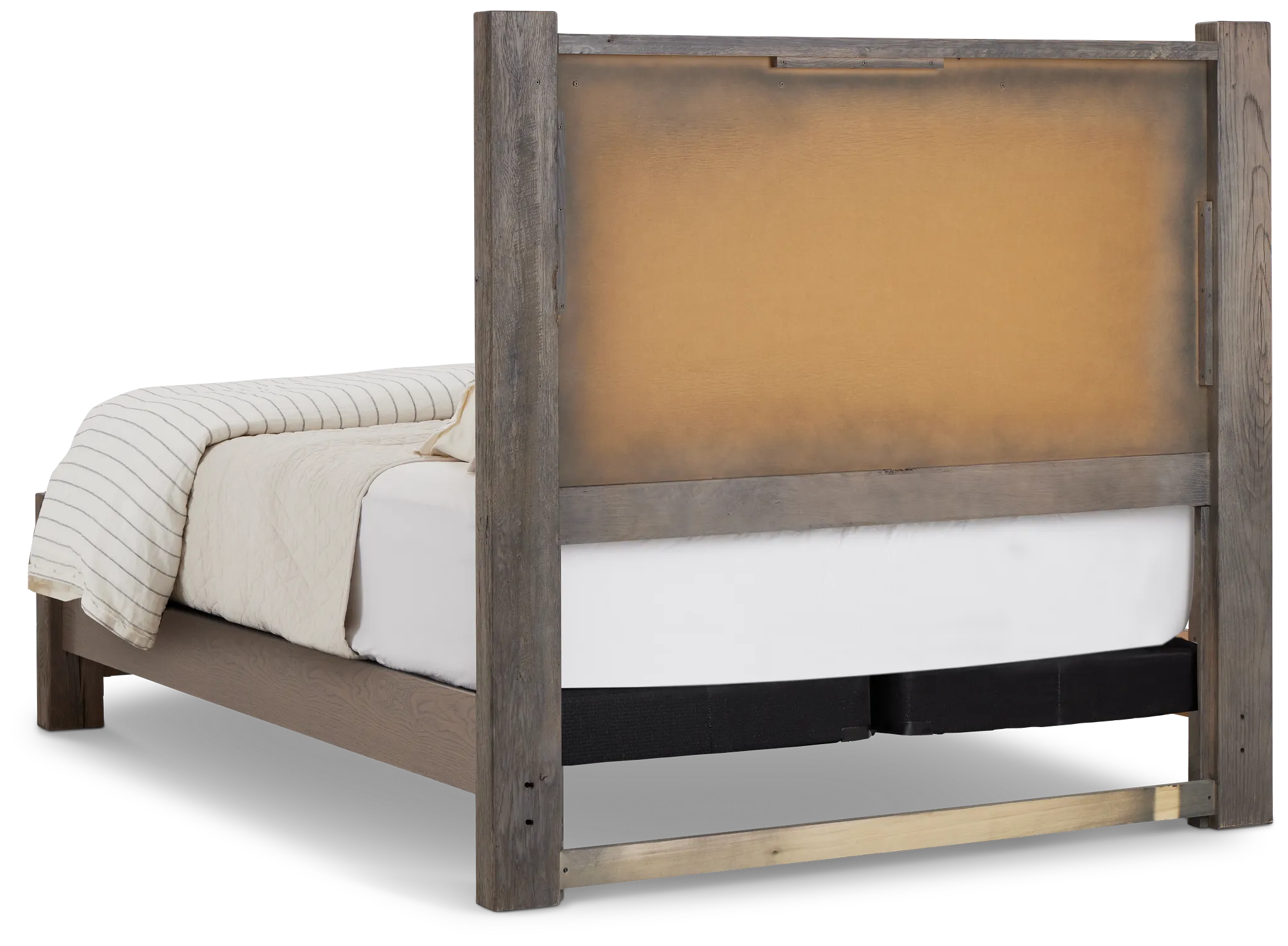 Salt Lake Gray Platform Bed