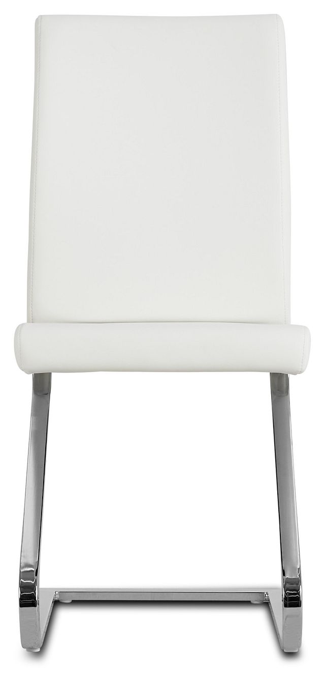 Corsica White Upholstered Side Chair (2)