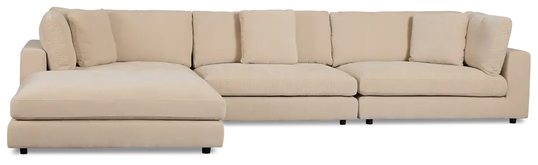 Lounge Light Beige Small Chaise Sectional Lounge Light Beige Small Chaise Sectional