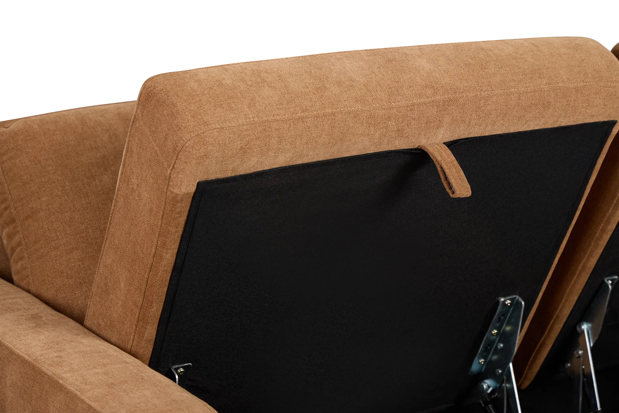 Addie Brown Fabric Left Chaise Storage Sectional