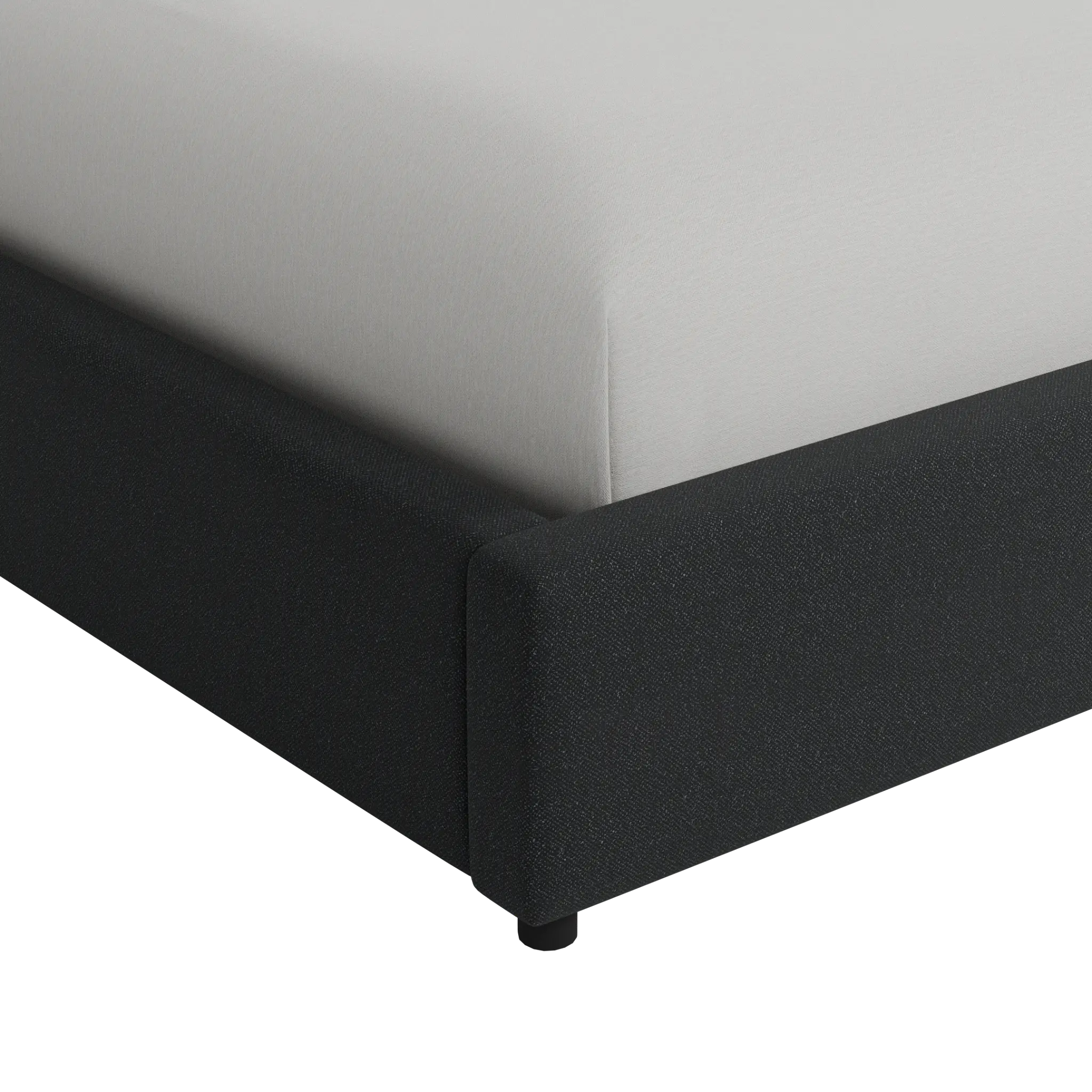 Captiva Elite Black 48" Upholstered Shelter Bed Captiva Elite Black 48" Upholstered Shelter Bed