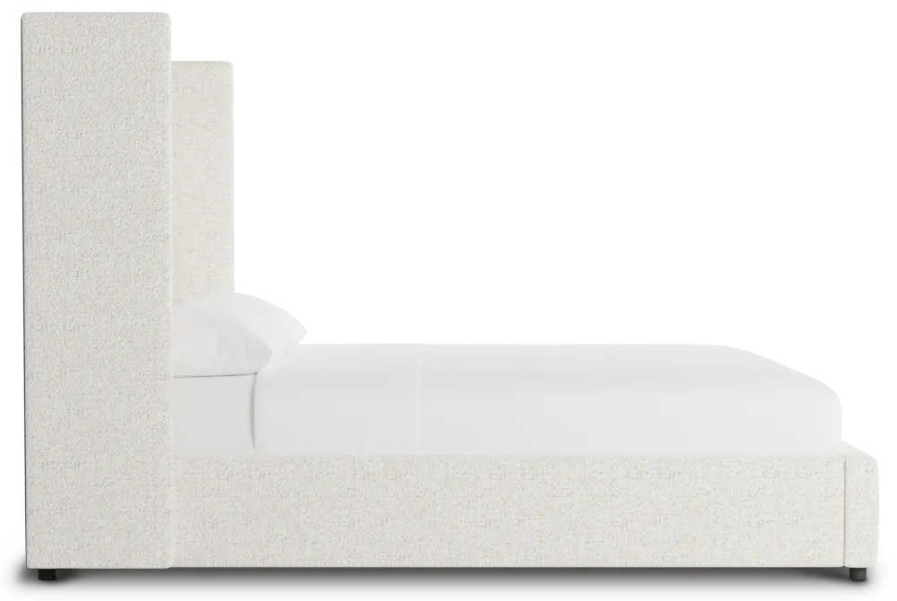 Captiva Natural Beauty Beige 60" Upholstered Shelter Bed