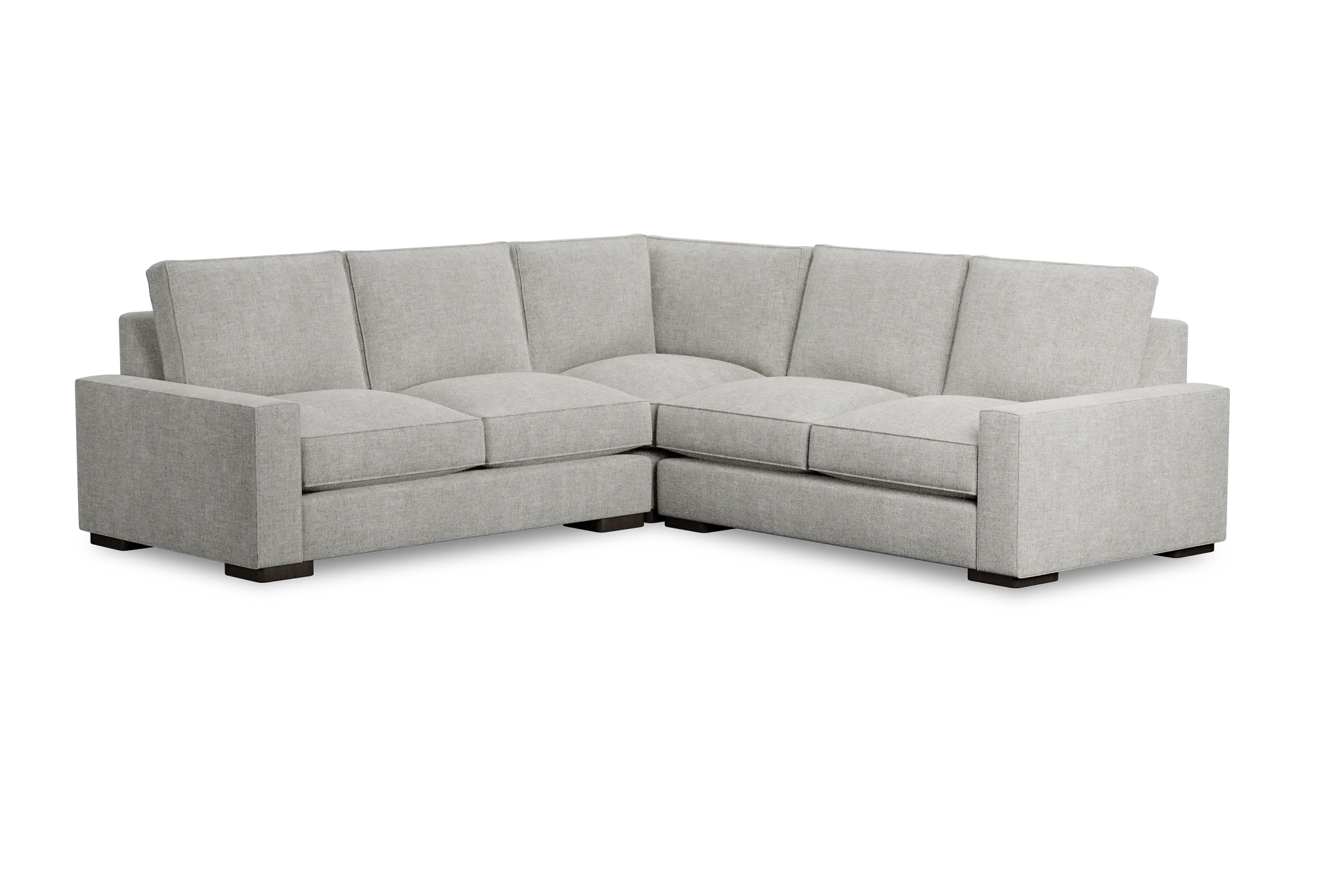 Edgewater Elevation Khaki Small Two-arm Sectional
