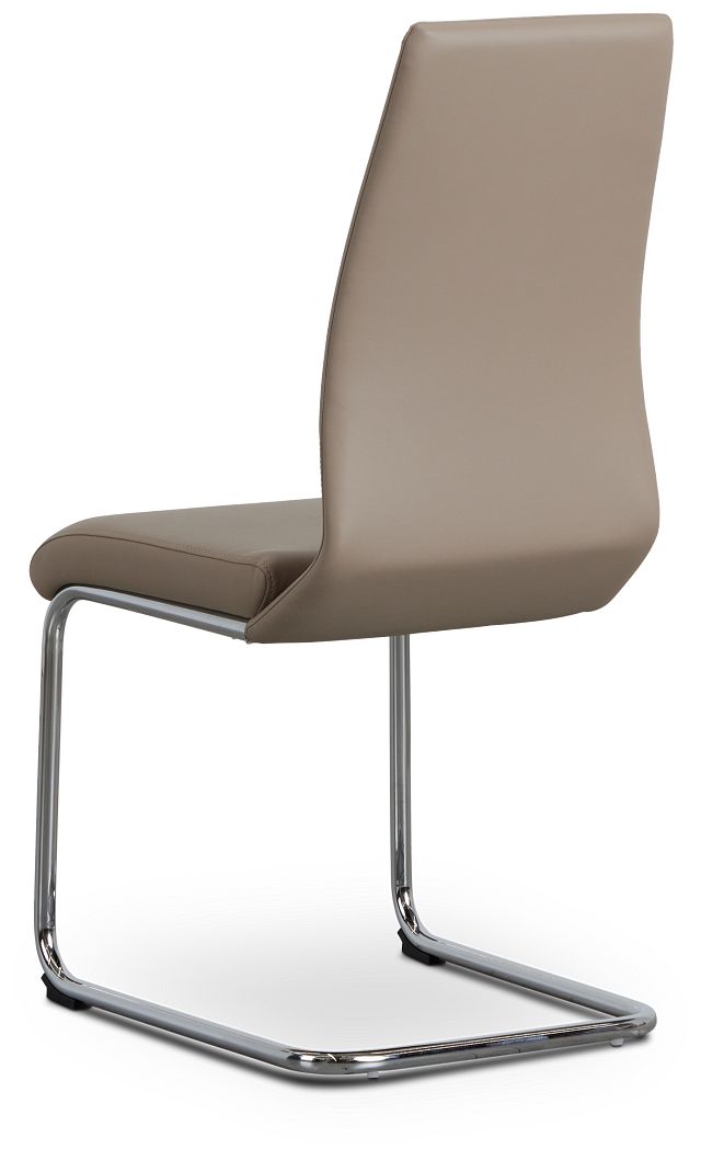 Lennox Taupe Upholstered Side Chair