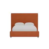 Grayton Elite Medium Brown 54" Upholstered Platform Bed