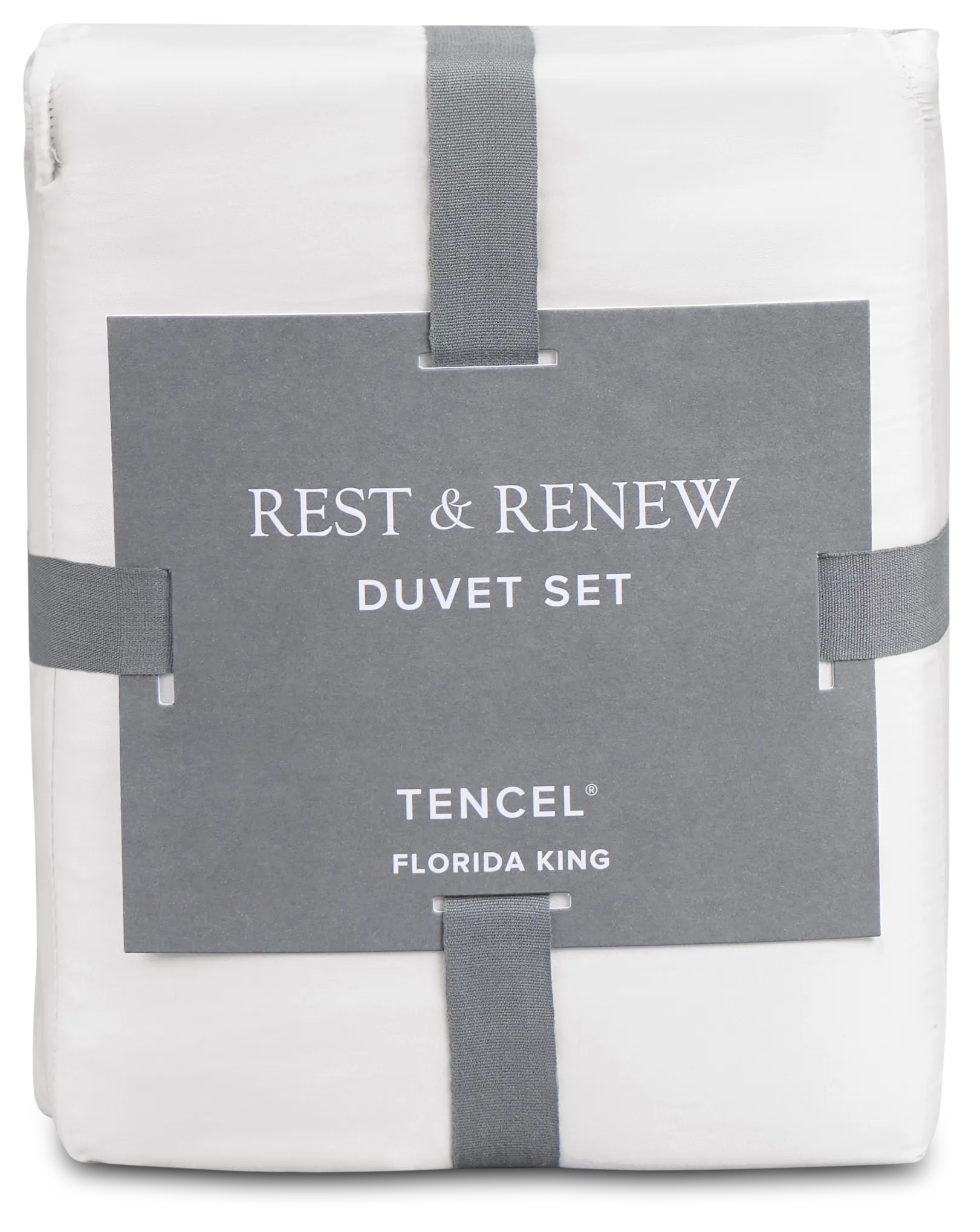 Rest & Renew Tencel White 300 Thread Duvet Set