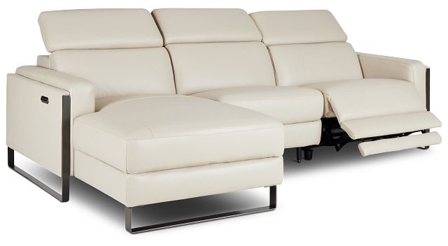 Atlas Taupe Lthr/vinyl Left Chaise Power Reclining Sectional (3)