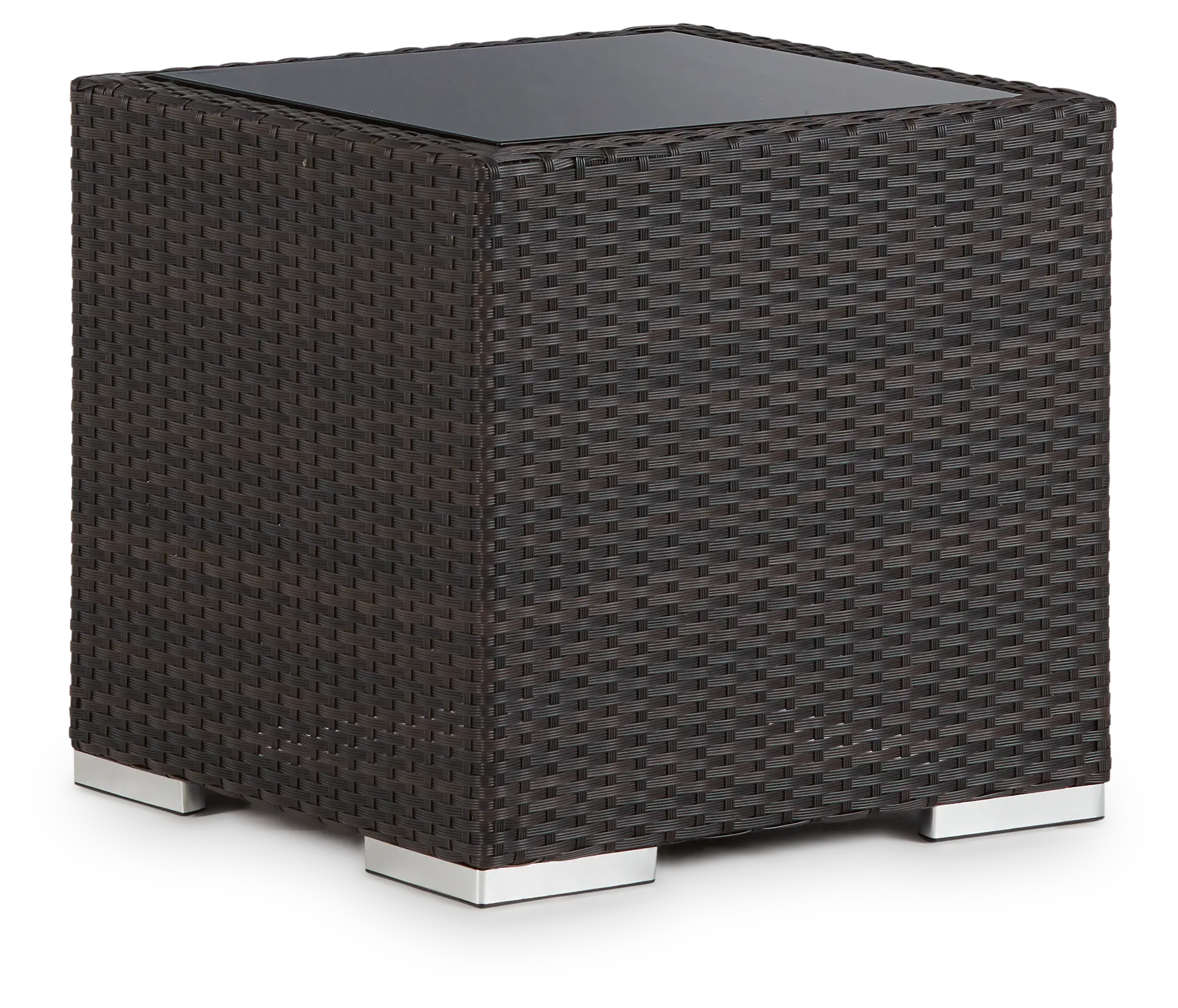 Fina Dark Tone Square End Table Fina Dark Tone Square End Table