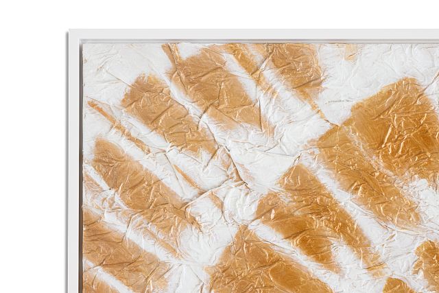 Meriah Gold Canvas Wall Art