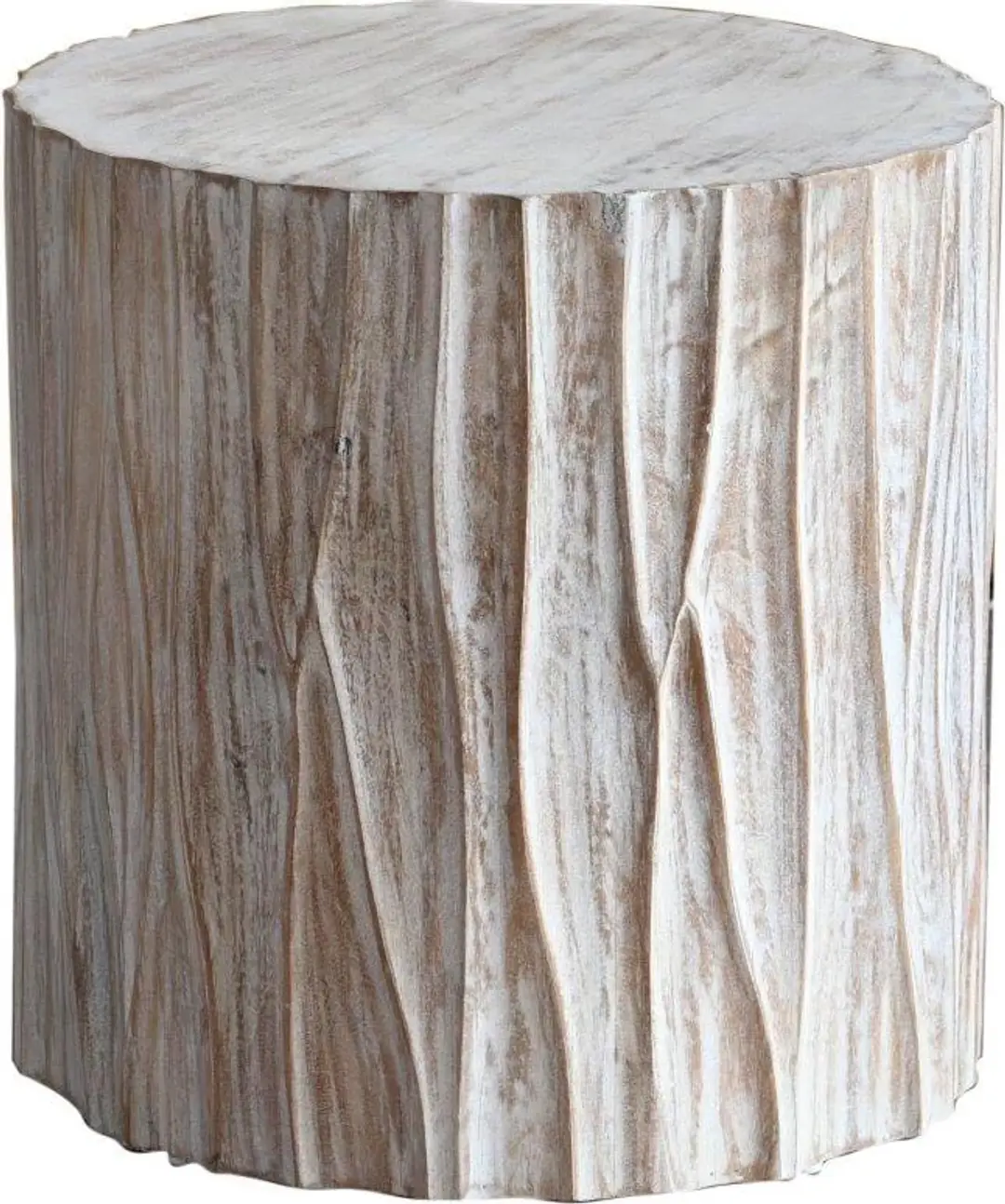 Saylor White Round End Table Saylor White Round End Table