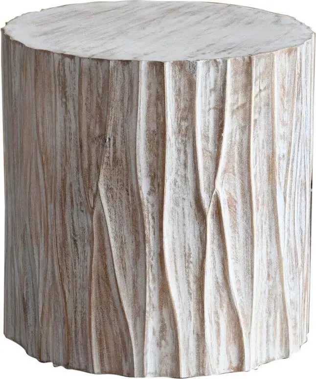 Saylor White Round End Table Saylor White Round End Table