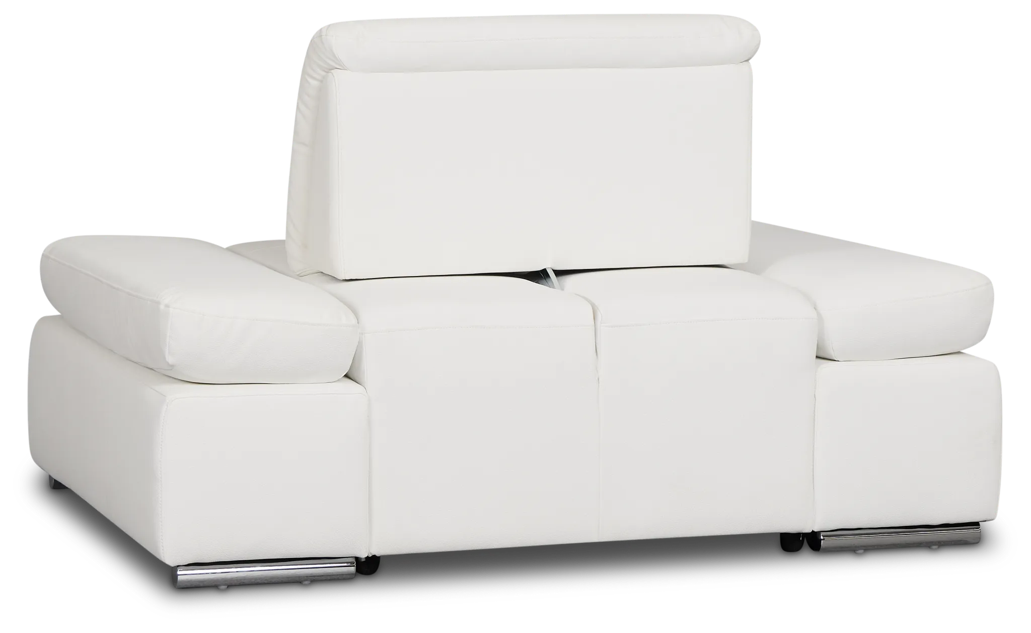 Eden White Micro Chair Pull-up Sleeper