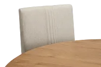 Tahoe Light Tone Round Table & 4 Upholstered Chairs