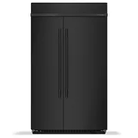 Kitchenaid 748 Series Black 48" Built In Side By Side Refrigerator