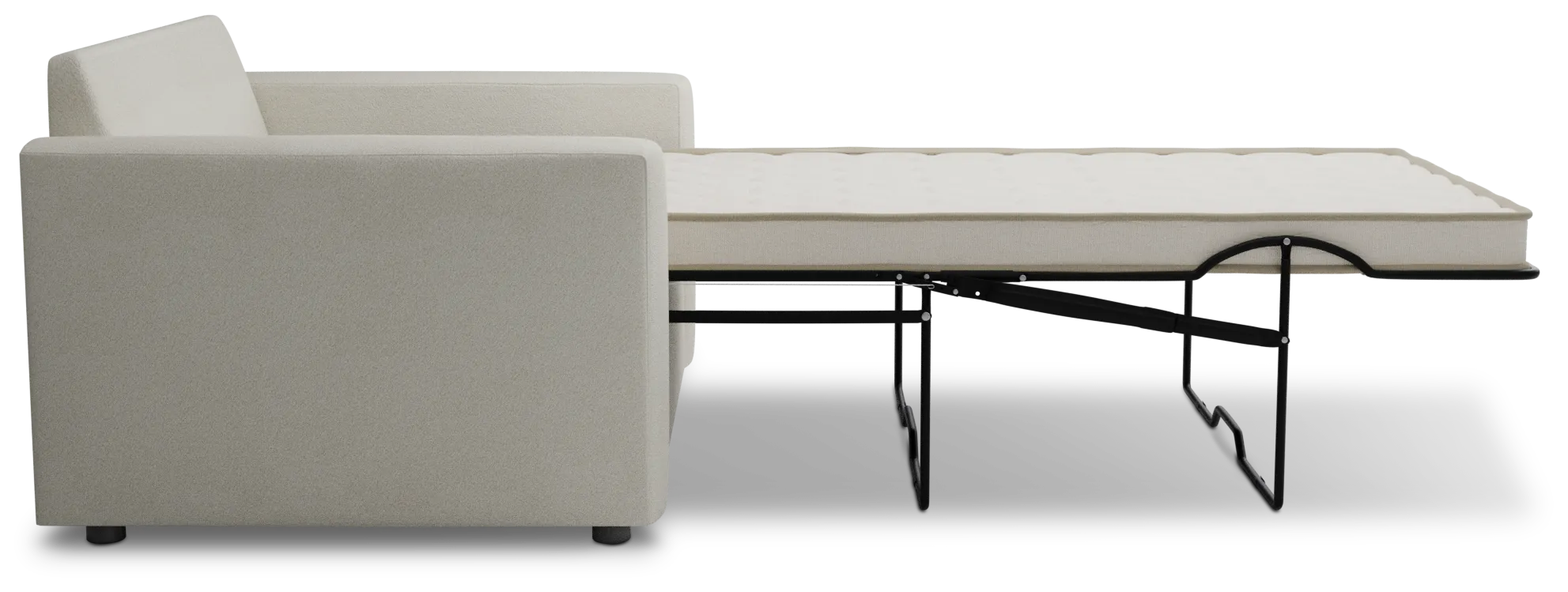 Siesta Elite Ivory Fabric Innerspring Sleeper