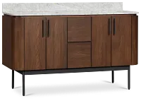 Nomad Mid Tone 60" Double Bathroom Vanity