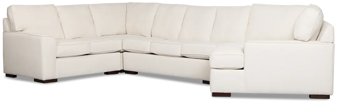 Sinclair Light Beige Fabric Right Cuddler Memory Foam Sleeper Sectional Sinclair Light Beige Fabric Right Cuddler Memory Foam Sleeper Sectional