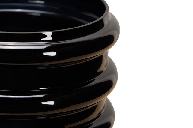 Aysu Black Large Vase