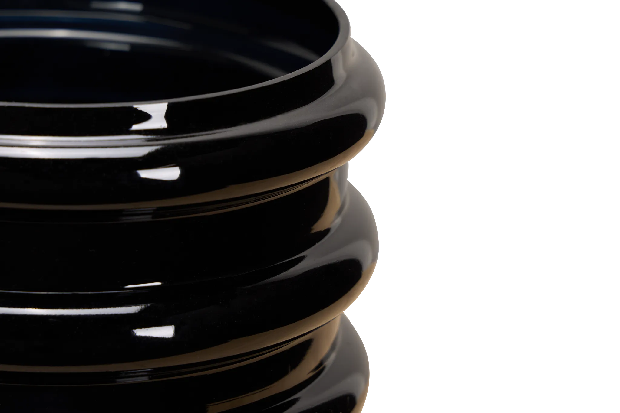 Aysu Black Large Vase