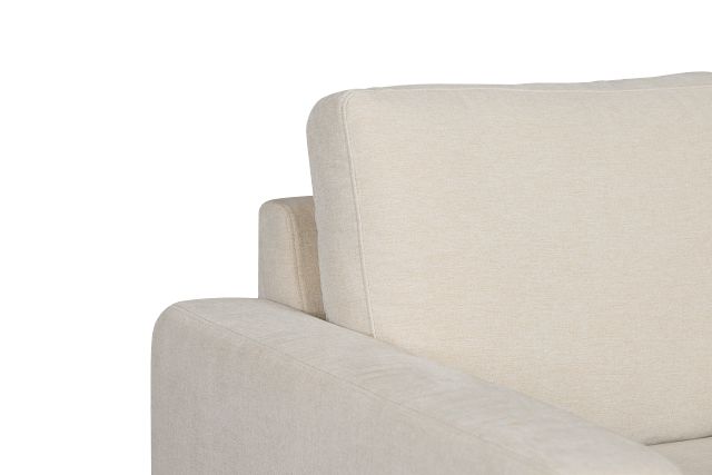Addie Beige Fabric Swivel Chair