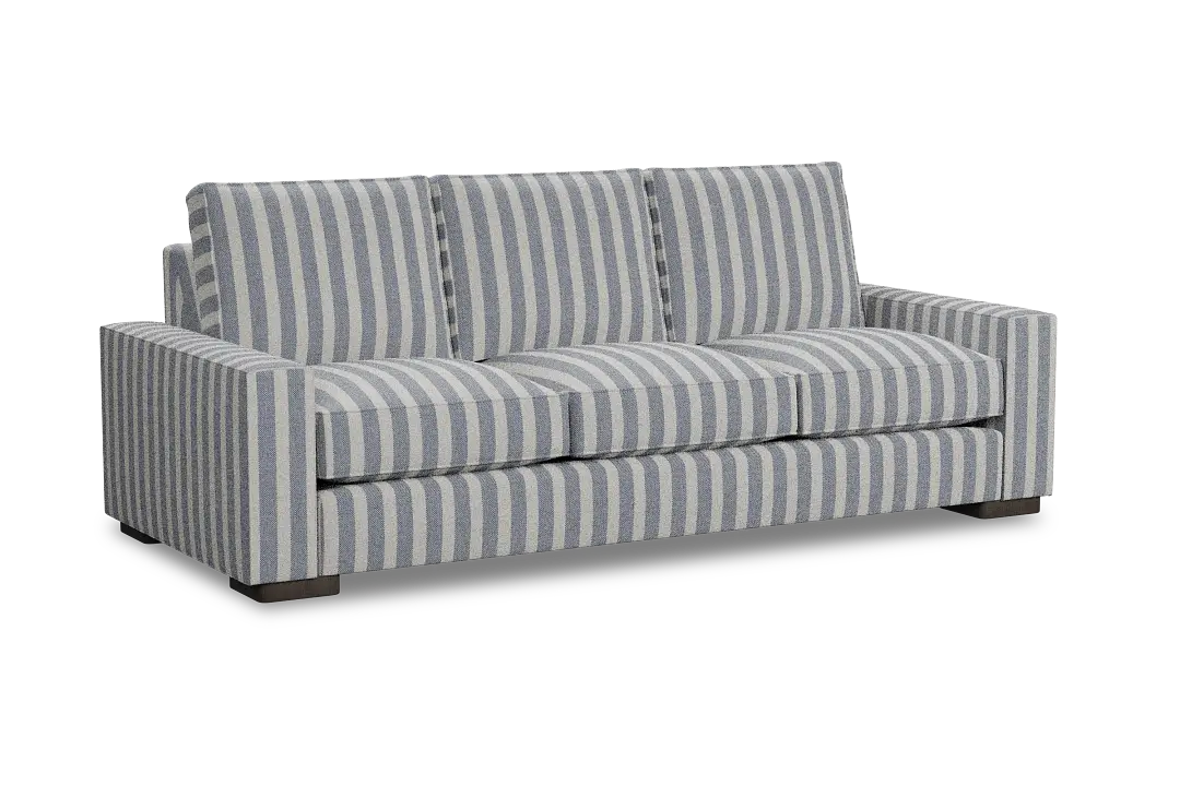 Edgewater Sea Lane Dark Blue 96" Sofa W/ 3 Cushions Edgewater Sea Lane Dark Blue 96" Sofa W/ 3 Cushions