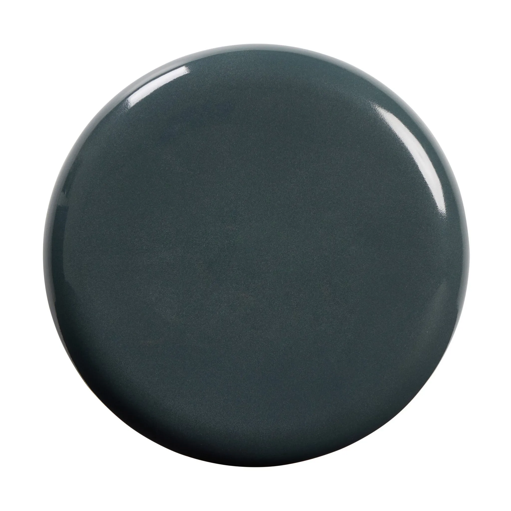 Four Hands West Dark Gray Concrete Round End Table