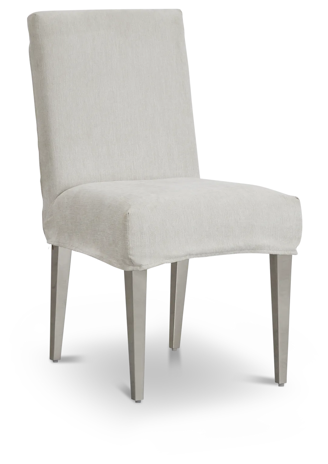 Jett Gray Slipcover Side Chair