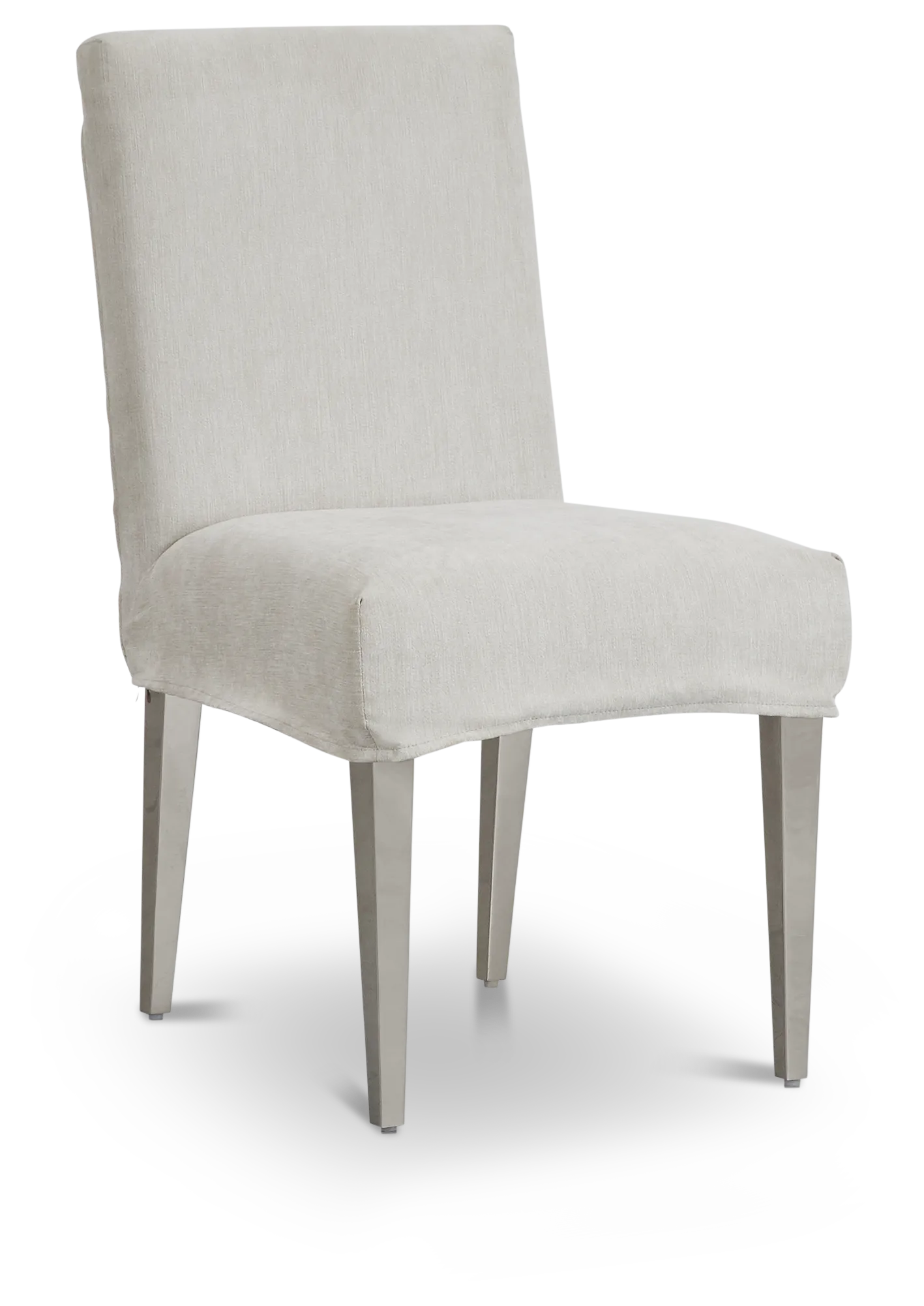 Jett Gray Slipcover Side Chair