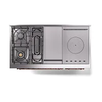 Ilve Nostalgie Ii Black 48" Dual Fuel Range