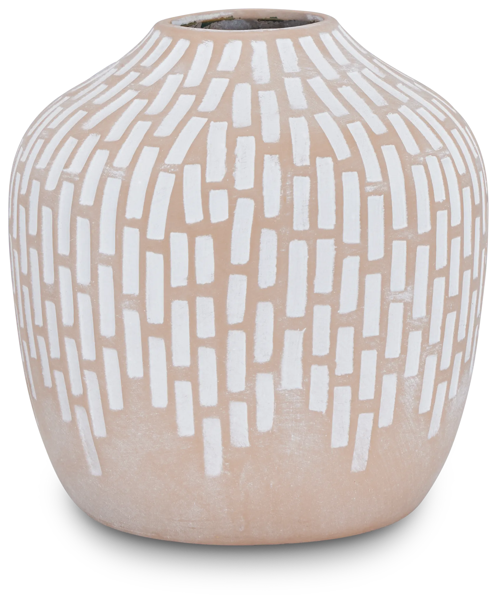 Windy Light Beige Small Vase