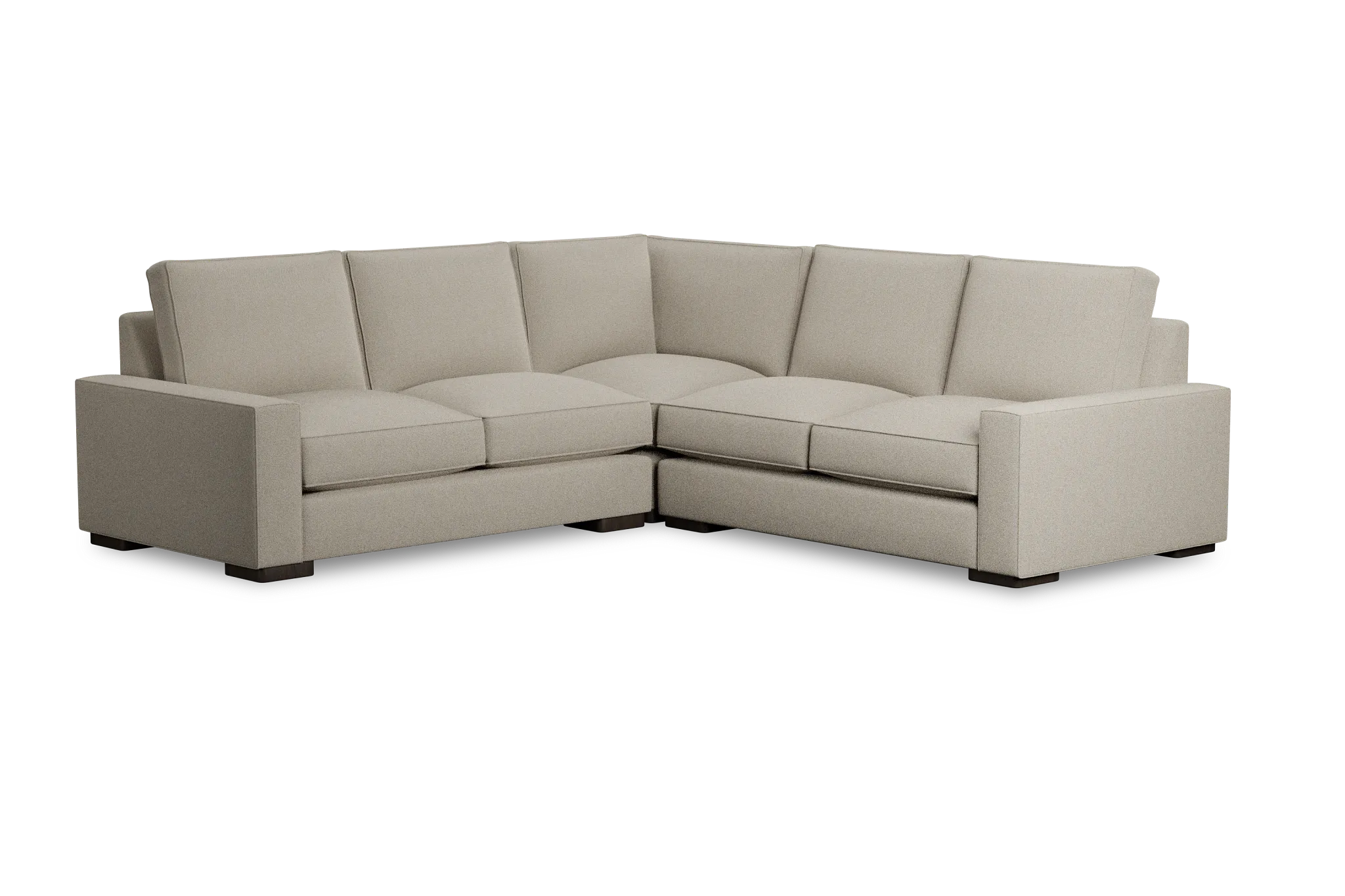Edgewater Peyton Beige Small Two-arm Sectional