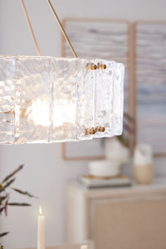 Lunan Gold Medium Chandelier
