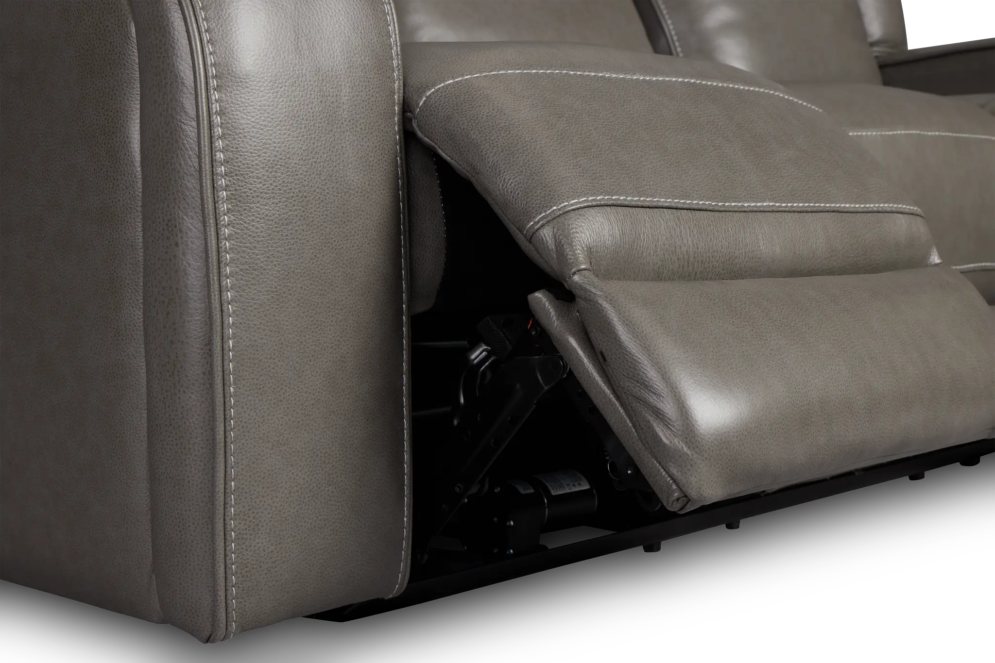 Jasper Gray Leather Power Reclining Sofa Jasper Gray Leather Power Reclining Sofa